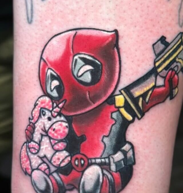 Make a colorful tattoo in Danvers MA, with Simmer Tattoo!