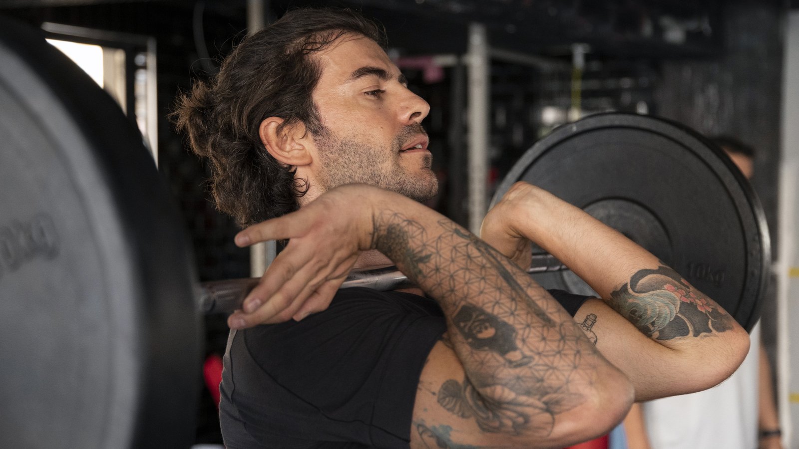 sweating with a new tattoo
